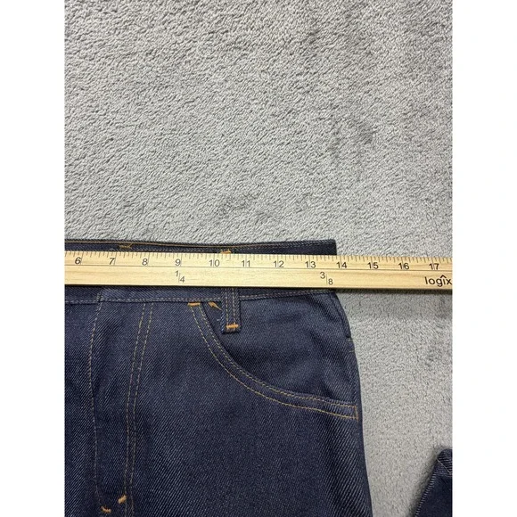 Vintage Levis 746 Student Bell Bottom Jeans Mens 28x36 Blue Dura Plus 70s